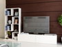 Hanah Home Mueble de TV Blanco de 220 cm